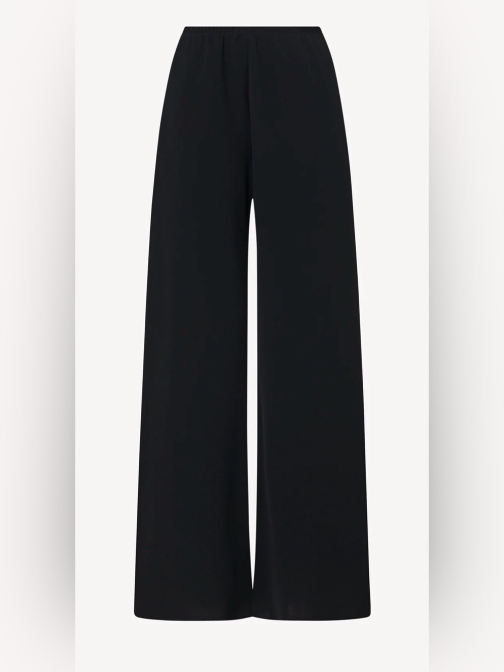 The Row Black Wide-Leg Gala Pants size xs